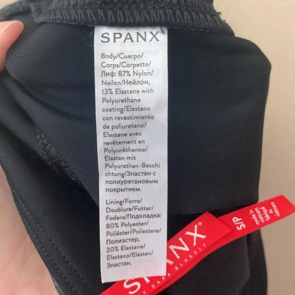 Spanx Faux Leather Leggings in Black Size Small - Picture 12 of 14